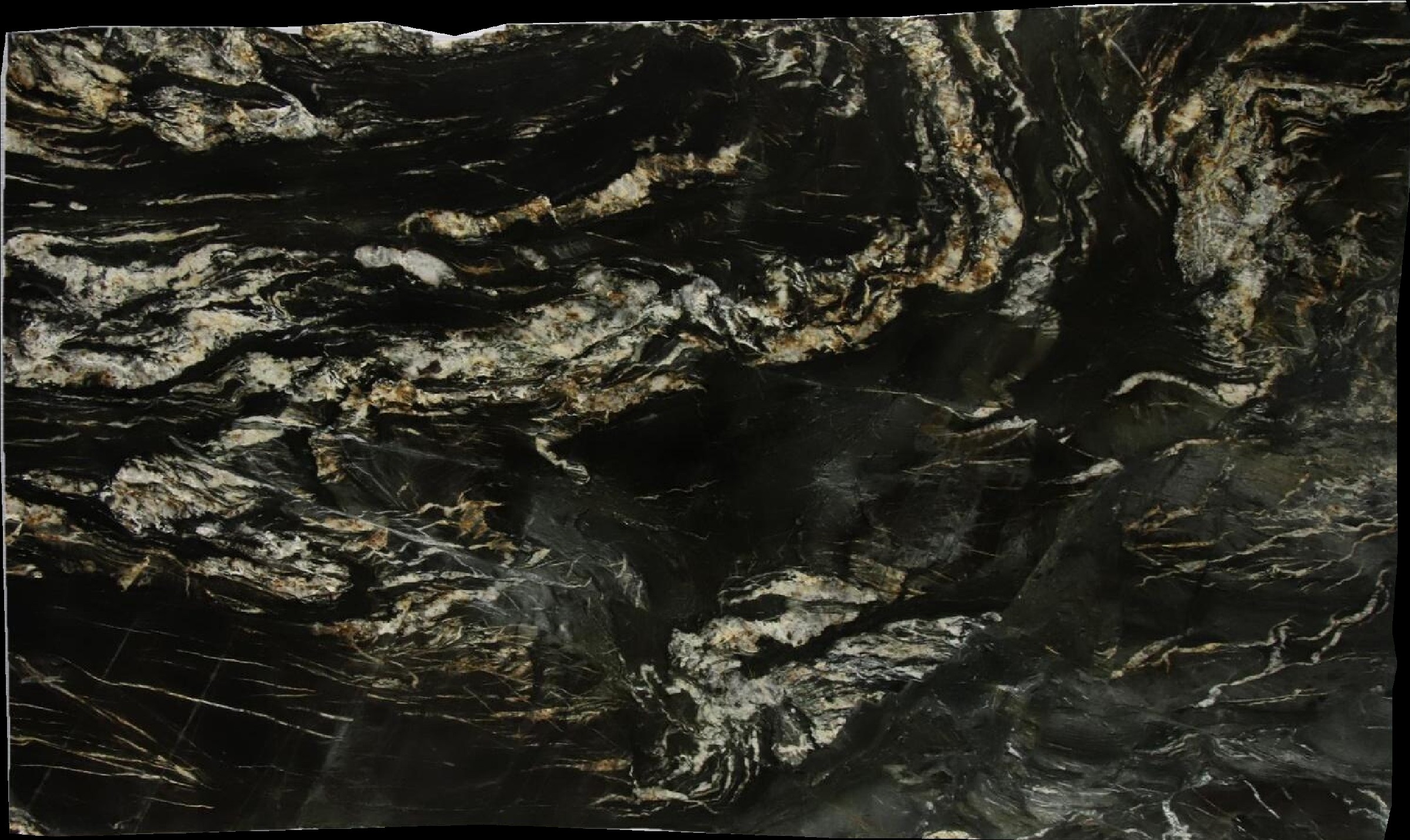 Belvedere Quartzite Slabs for Flooring Black - 8176