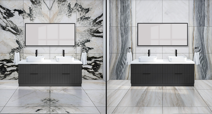 2 Examples of Interior Marble Cladding