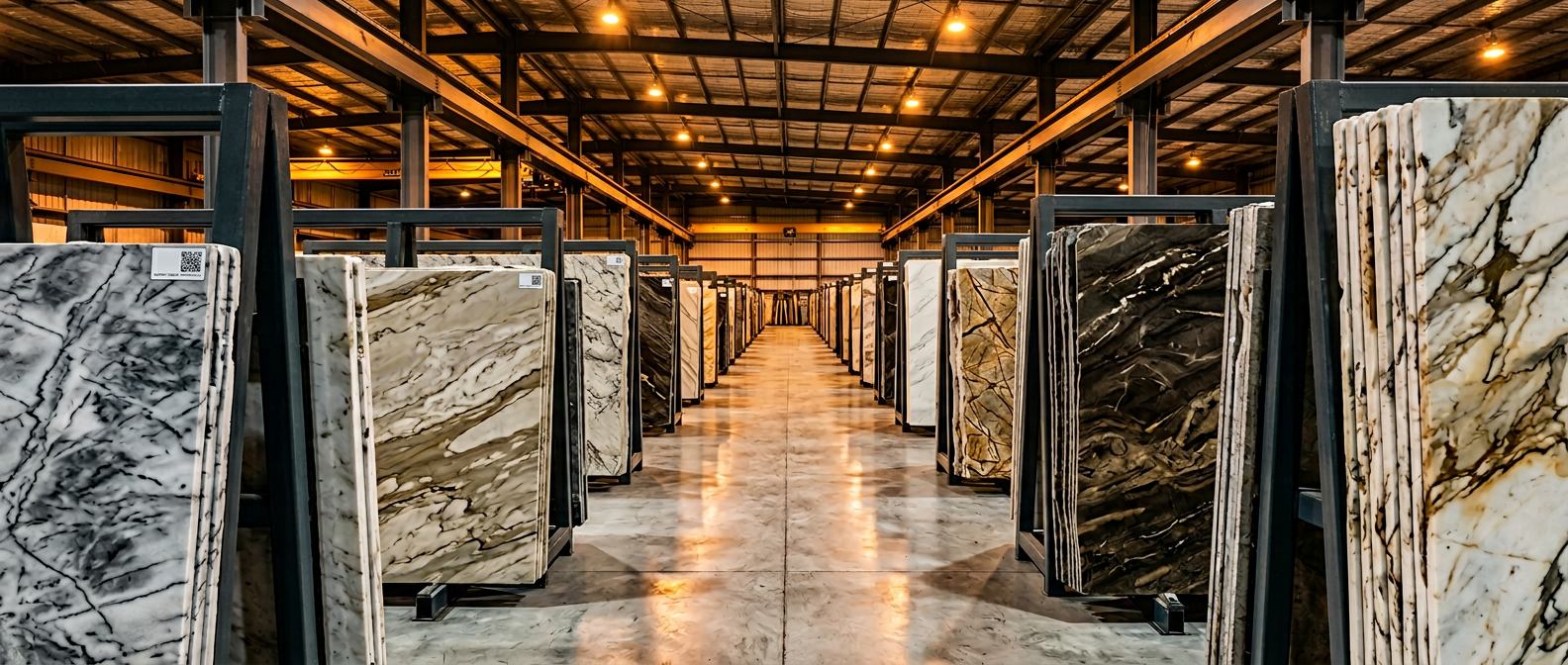 Gestão de stock pedra natural: porque falham os ERP padrão com peças únicas