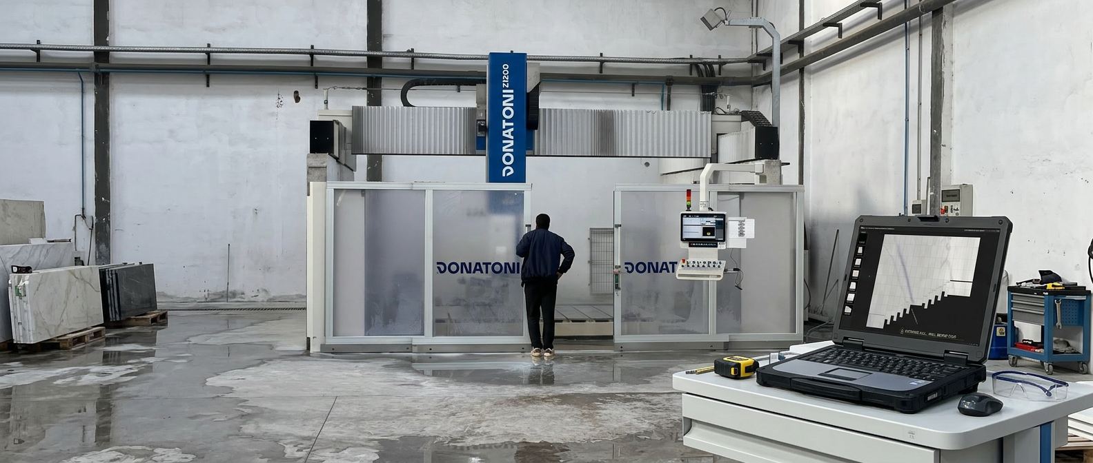 Pietra naturale: dal piano CAD alla macchina CNC