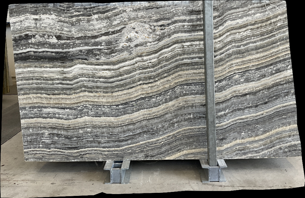 Premium Qualität Grey Onyx Vc Rohplatten Venenschnitt
