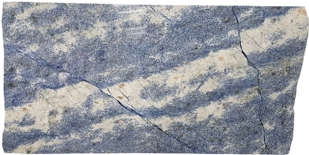 Individuell Gestaltete Azul Bahia Hartgestein Rohplatten