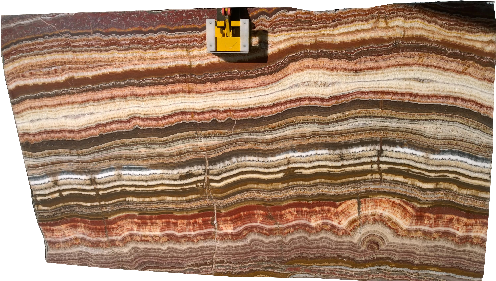 Onyx Fantastico Slabs Manufacturer Brown, Red - 2243
