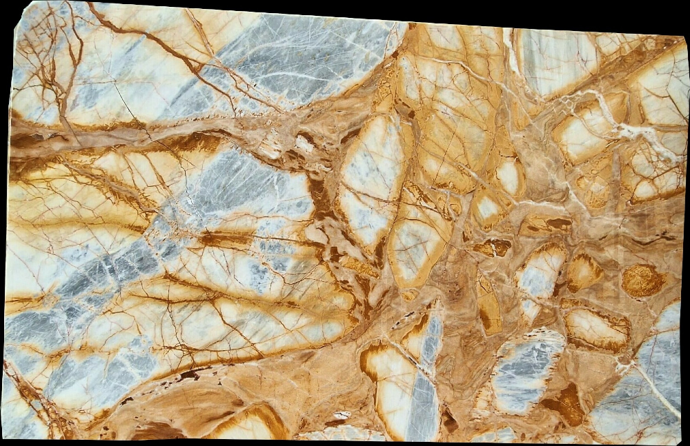Customized Calacatta Luis Iv Marble Slabs Strong Veining