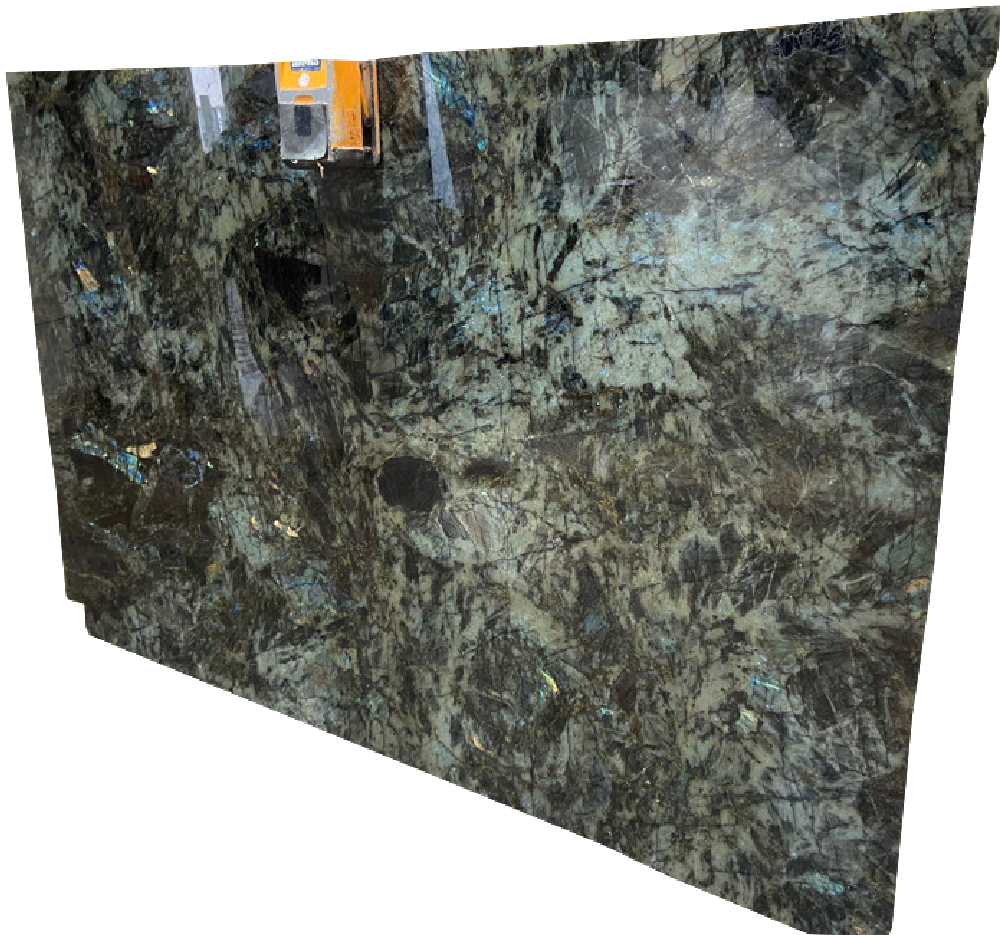 Hard Rock Slabs for Kitchen Countertops Green - Baobab   Lemurian Blue Extra