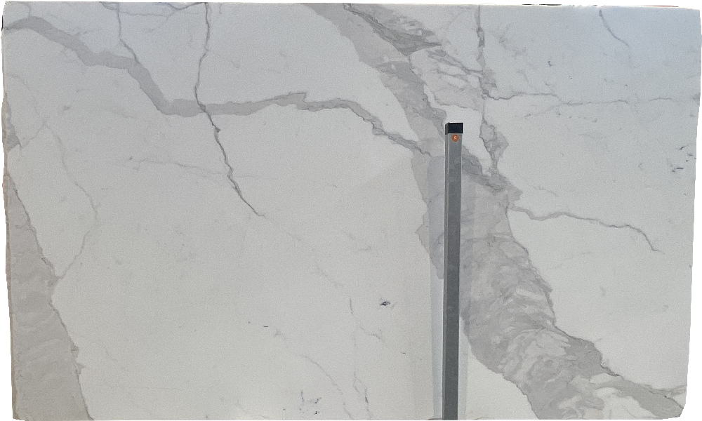 Calacatta Extra Marble Slabs for Vanity Tops Soft Veining, Cloudy