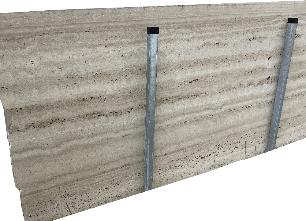 Travertino Classico Limestone Slabs for Kitchen Countertops