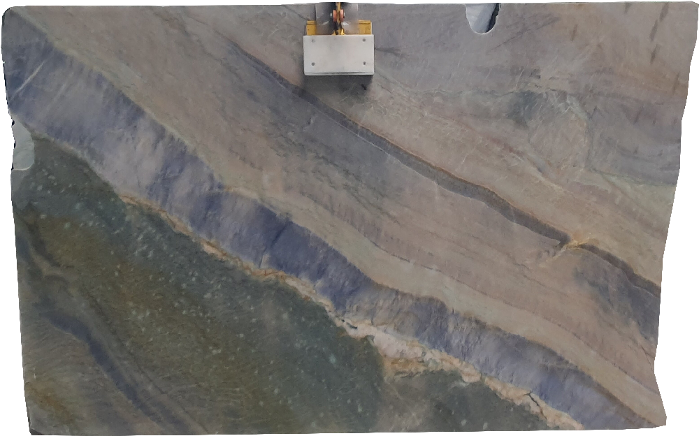 Azul Imperial Quartzite Slabs for Vanity Tops Green, Blue