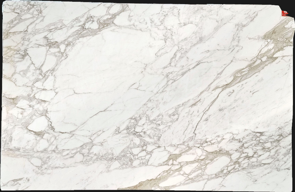 Customized Calacatta Borghini Marble Slabs Strong Veining