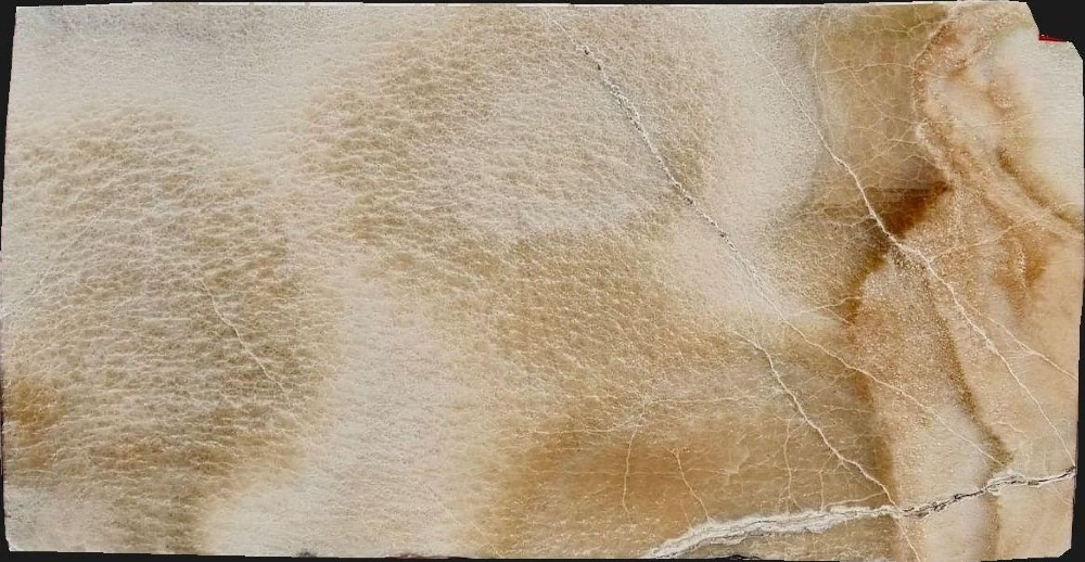 High Quality Onyx Beige Velvet Slabs Soft Veining - DDL