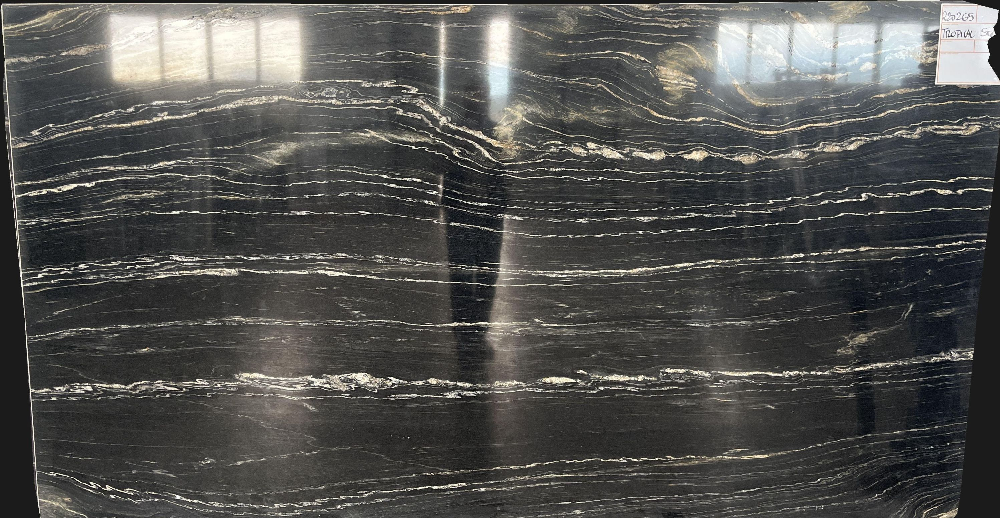 Tropical Storm. Alias Qurzite Portoro Quartzite Slabs