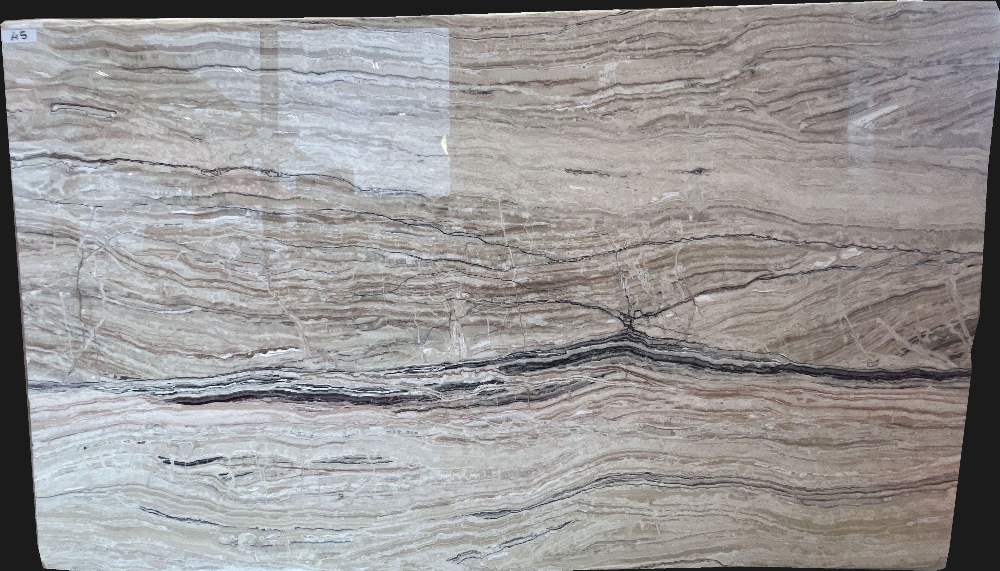 Premium Onyx Vene White Rohplatten Starke Maserung