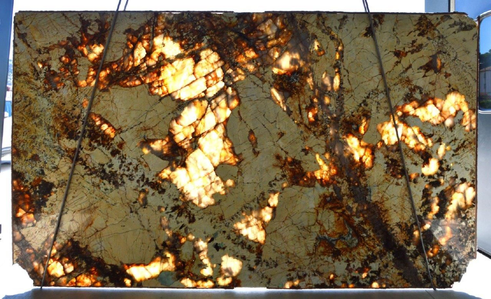 Quartzite Slabs Wholesaler Brown, Green - Blue Eyes 1206