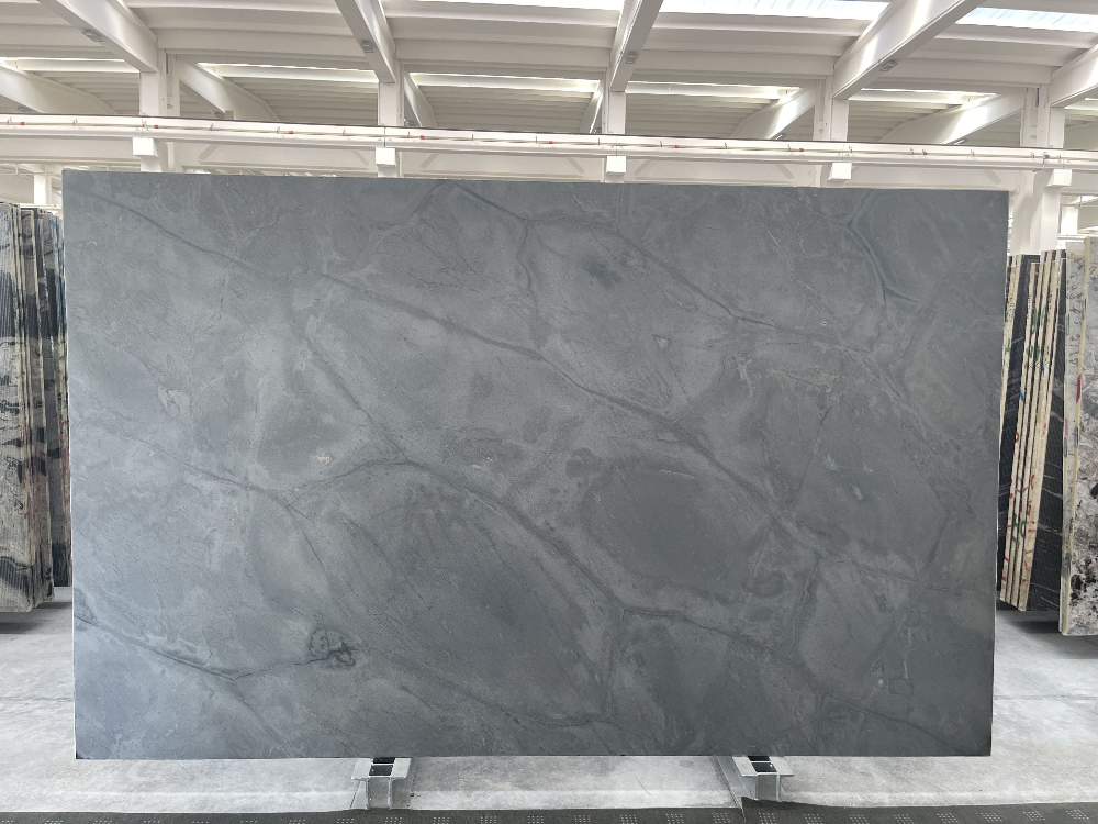 Atlantic Blue Hard Rock Slabs for Construction Soft Veining
