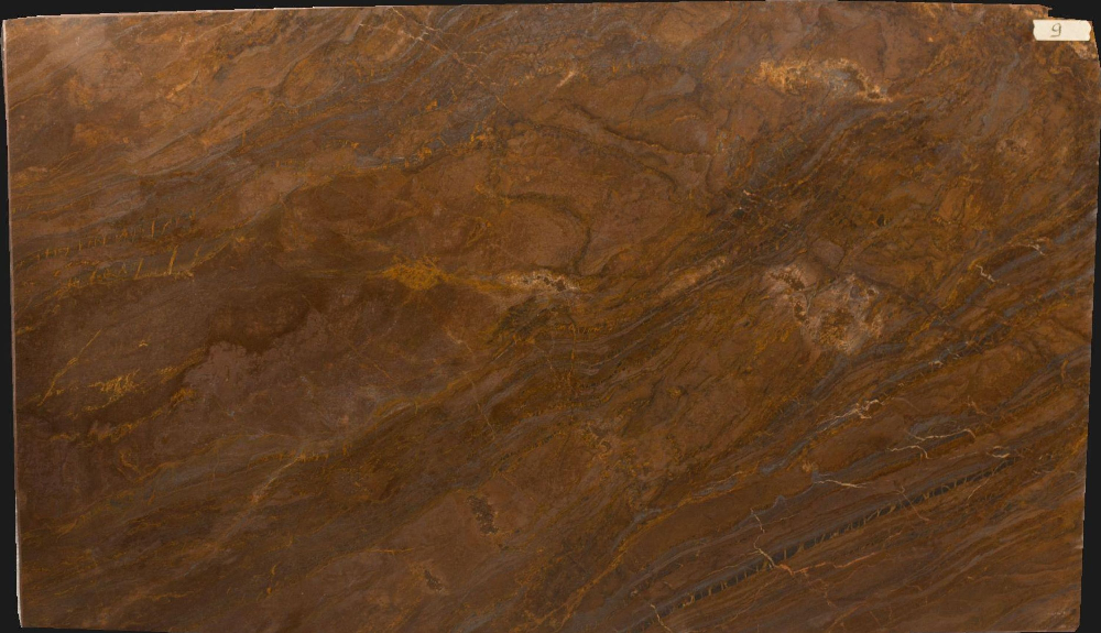 Custom Cut Bronzite Hard Rock Slabs Cloudy Brown - Vr 1193