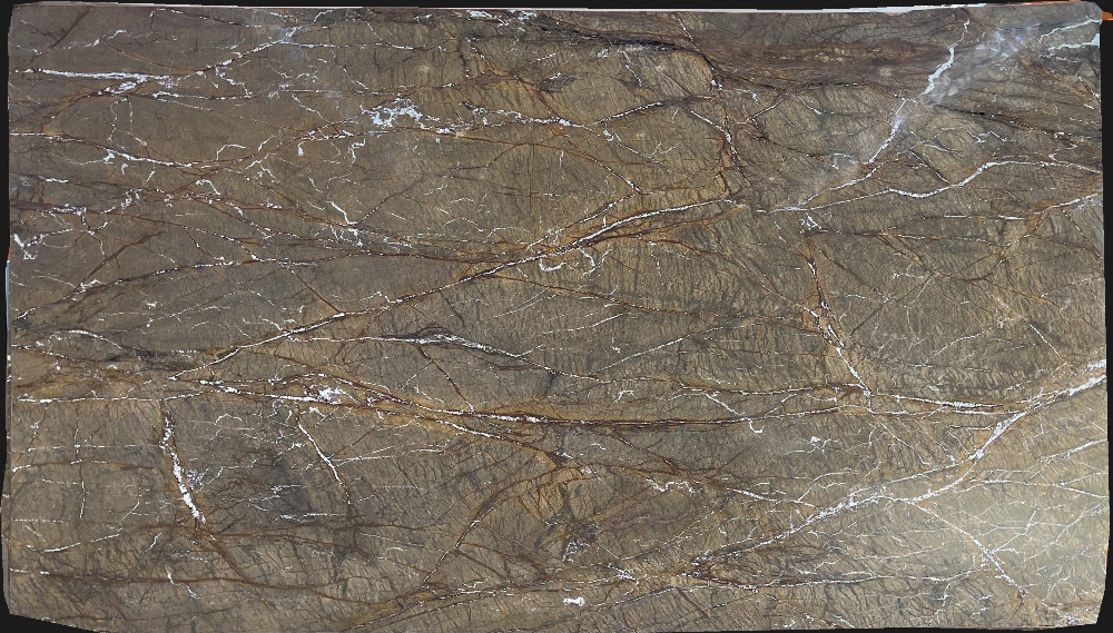 Picasso Brown Marble Slabs for Flooring Soft Veining