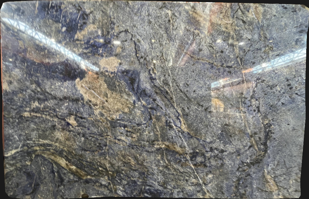 Blue Bahia Quartzite Slabs for Countertops Strong Veining
