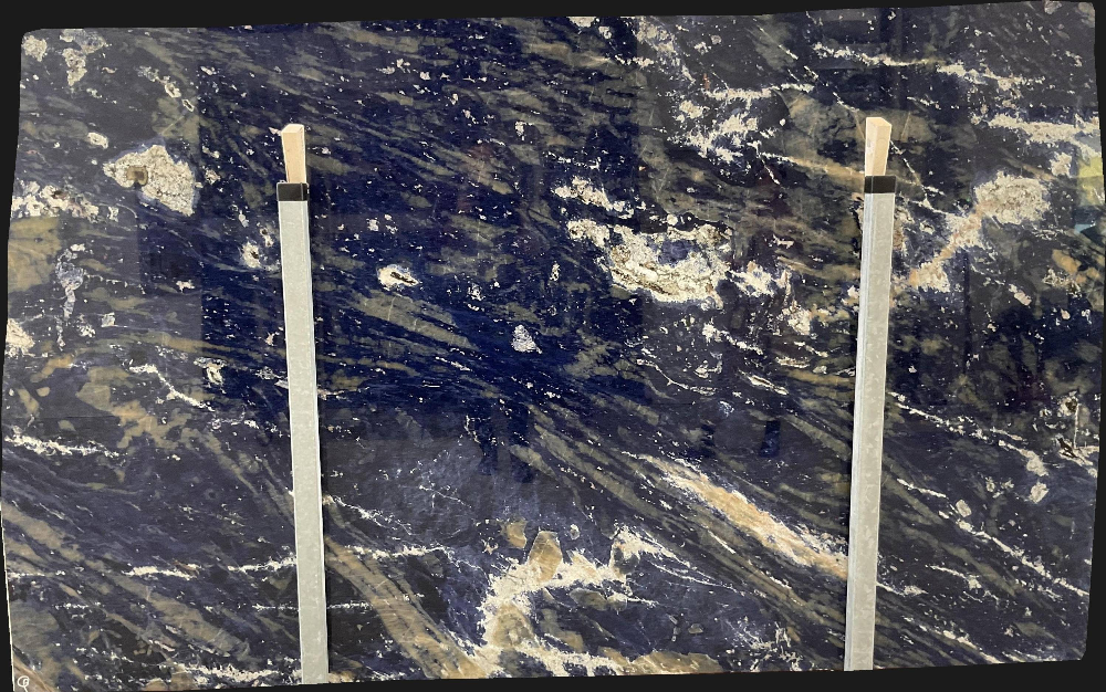 Sodalite Blue Hard Rock Slabs Wholesaler Soft Veining