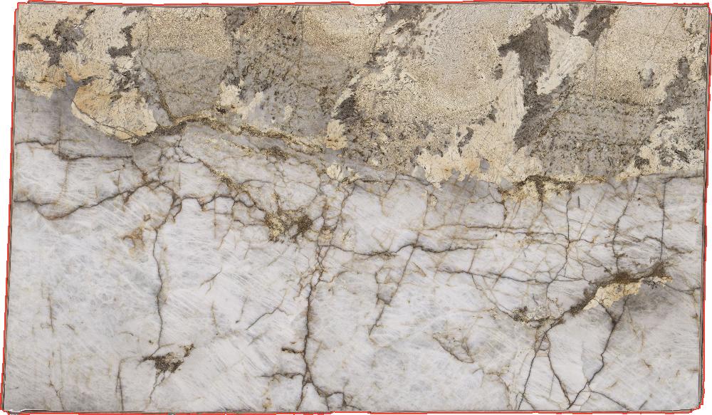 Quartzite Slabs for Vanity Tops White, Golden - Light Patagonia 1203
