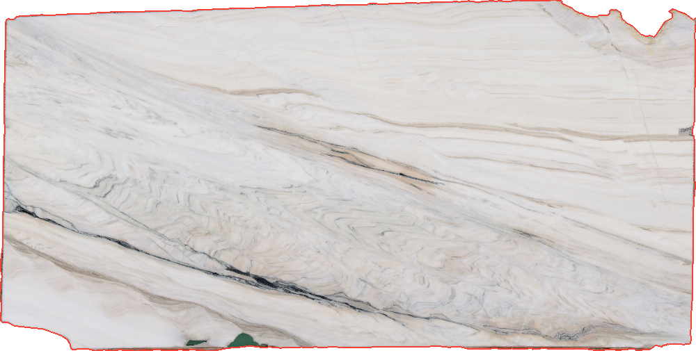 !ndividual Marble Slabs for Construction Strong Veining