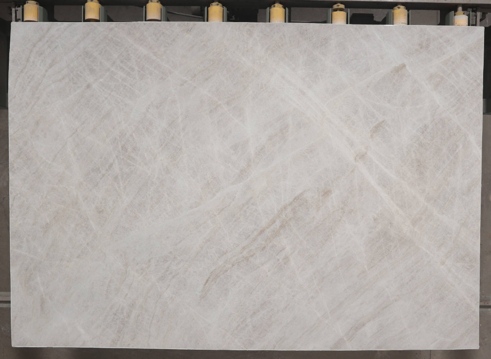 Taj Mahal Quartzite Slabs Wholesaler Strong Veining, Cloudy
