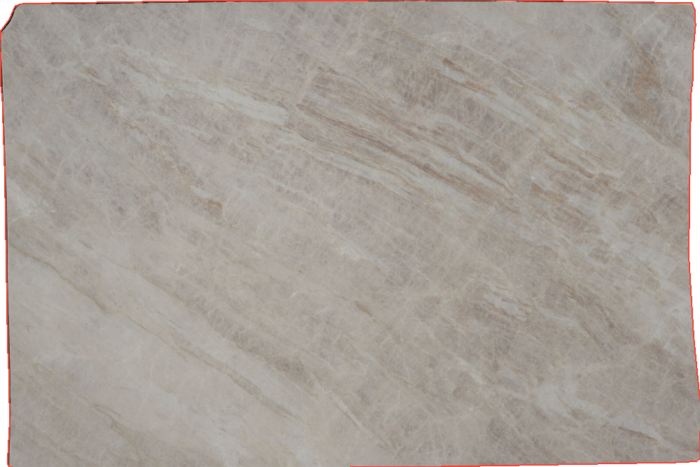 Taj Mahal Quartzite Slabs for Countertops Strong Veining, Cloudy