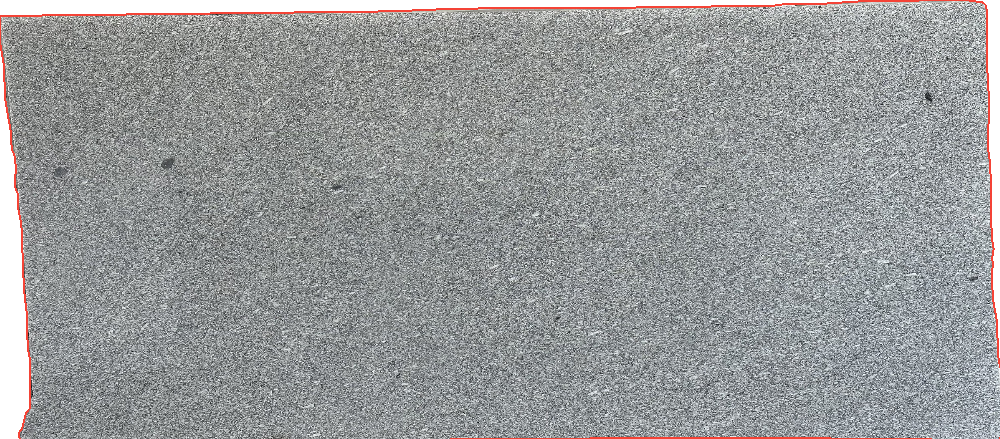 Luserna Hartgestein Rohplatten für Bodenbeläge Grau