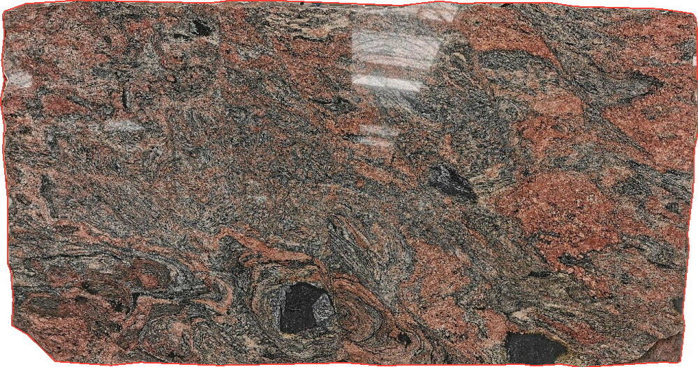 Jandira Especial Granite Slabs for Construction Grey, Red