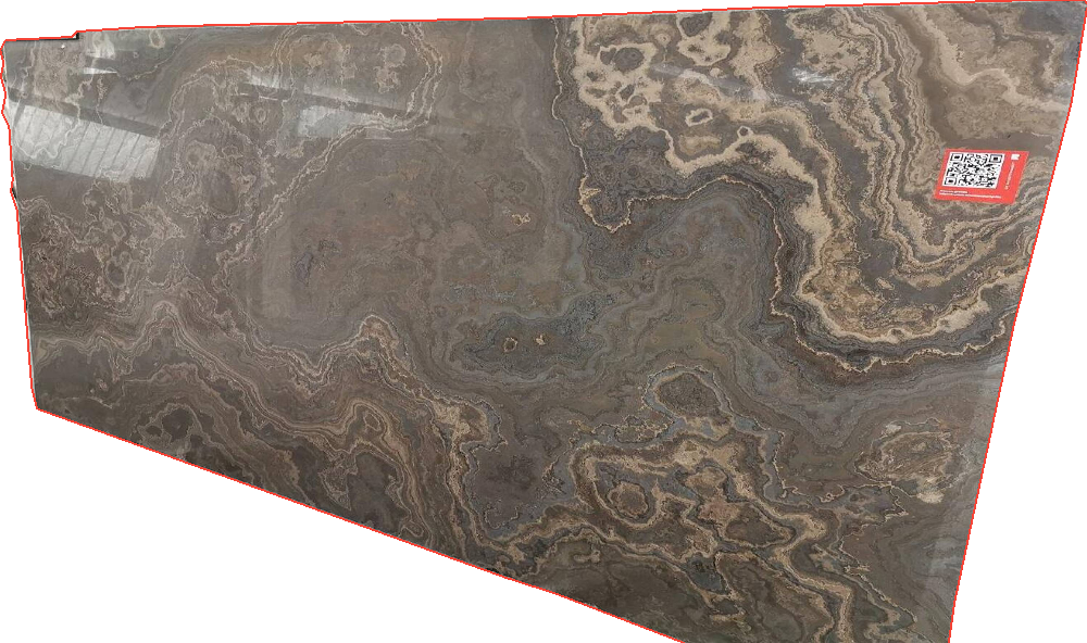 Eramosa C C Gewolkt Marble Slabs Supplier Brown - 9851