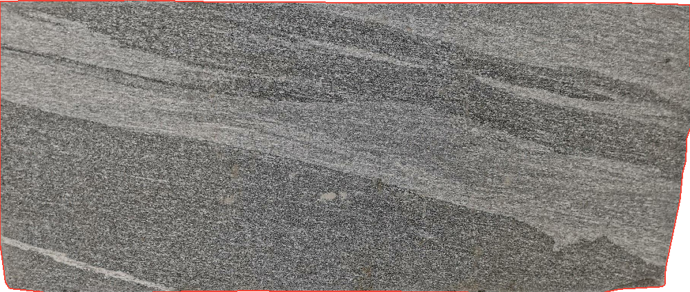 Customized Rain Grey Ctx Granite Slabs Grey, Black