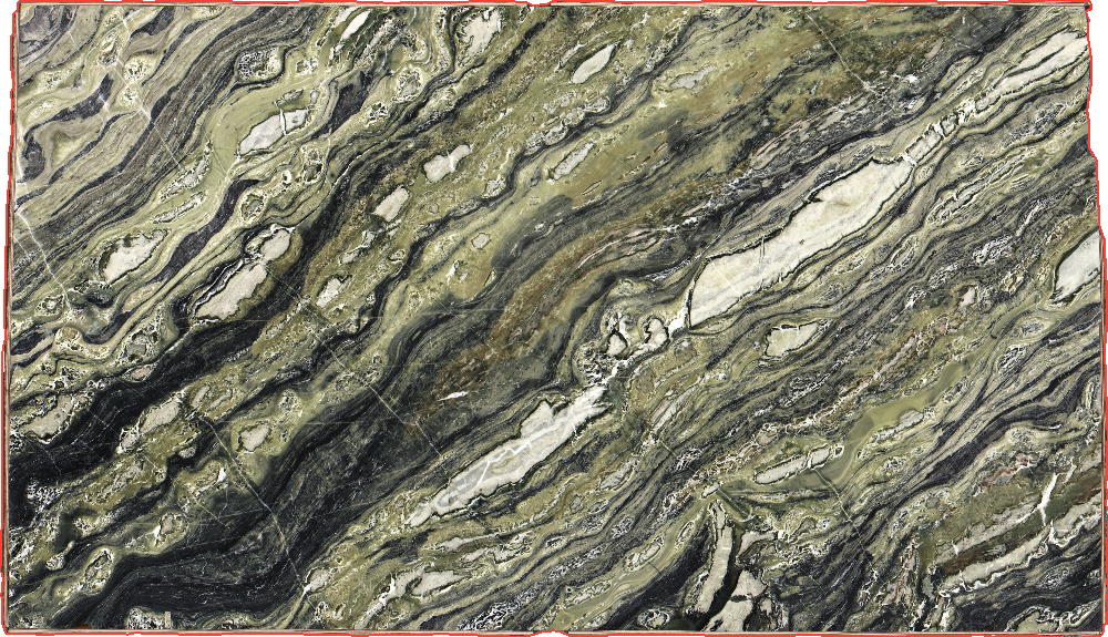 Twilight Marble Slabs for Countertops Green - 1156