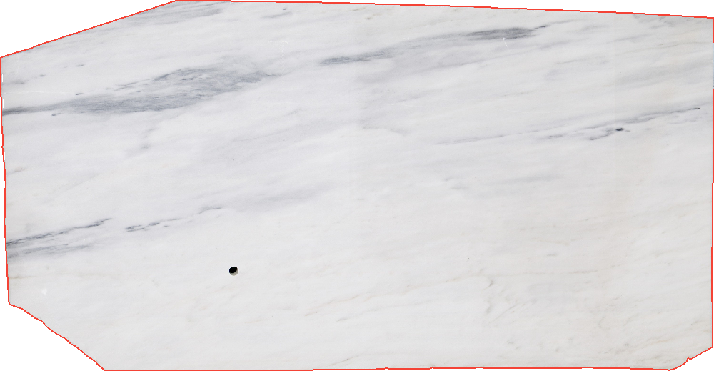 !ndividual Marble Slabs for Countertops Soft Veining