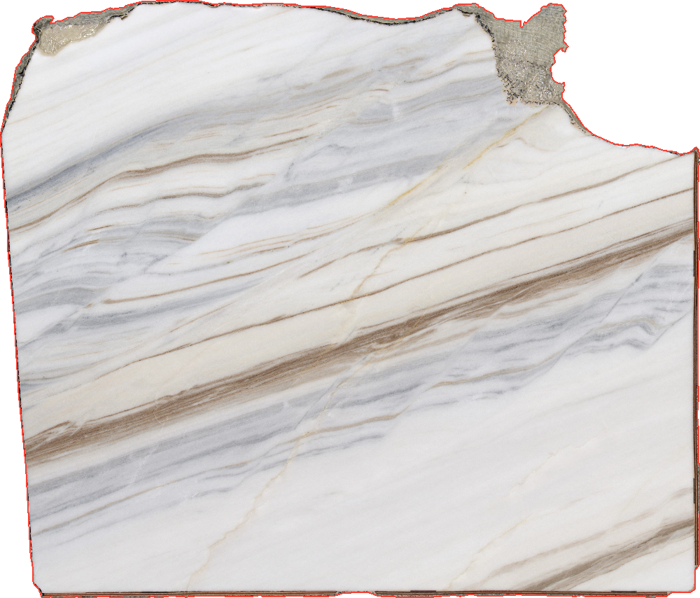 !ndividual Marble Slabs for Wall Cladding Soft Veining