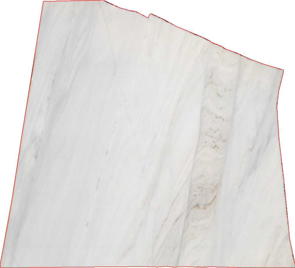 Bianco Nuvolato Marble Slabs for Vanity Tops - 9286