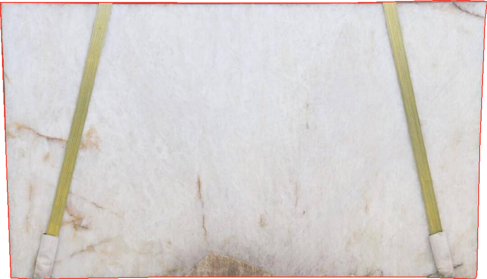2cm Cristallo Extra Quarzit Rohplatten