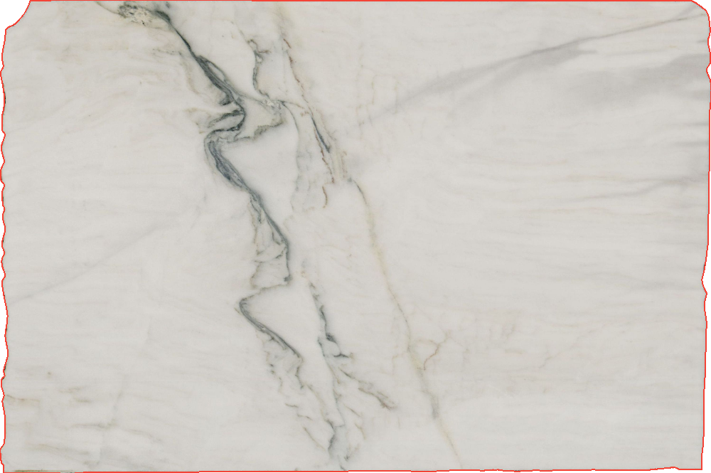 3cm Bianco Nuvolato Marmor Rohplatten