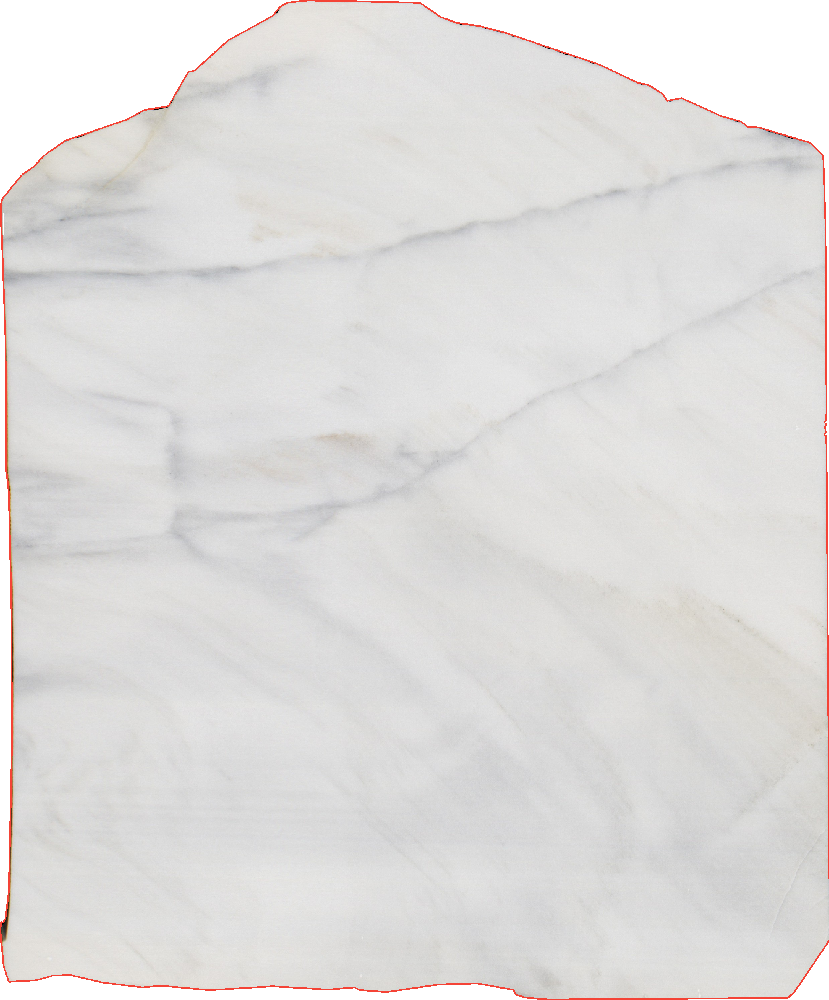Premium Bianco Nuvolato Marble Slabs Grey, Red - 15964