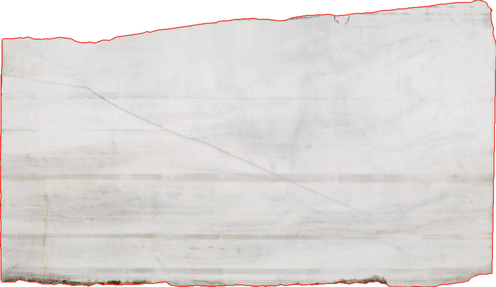 Bianco Nuvolato Marble Slabs for Vanity Tops - 10313