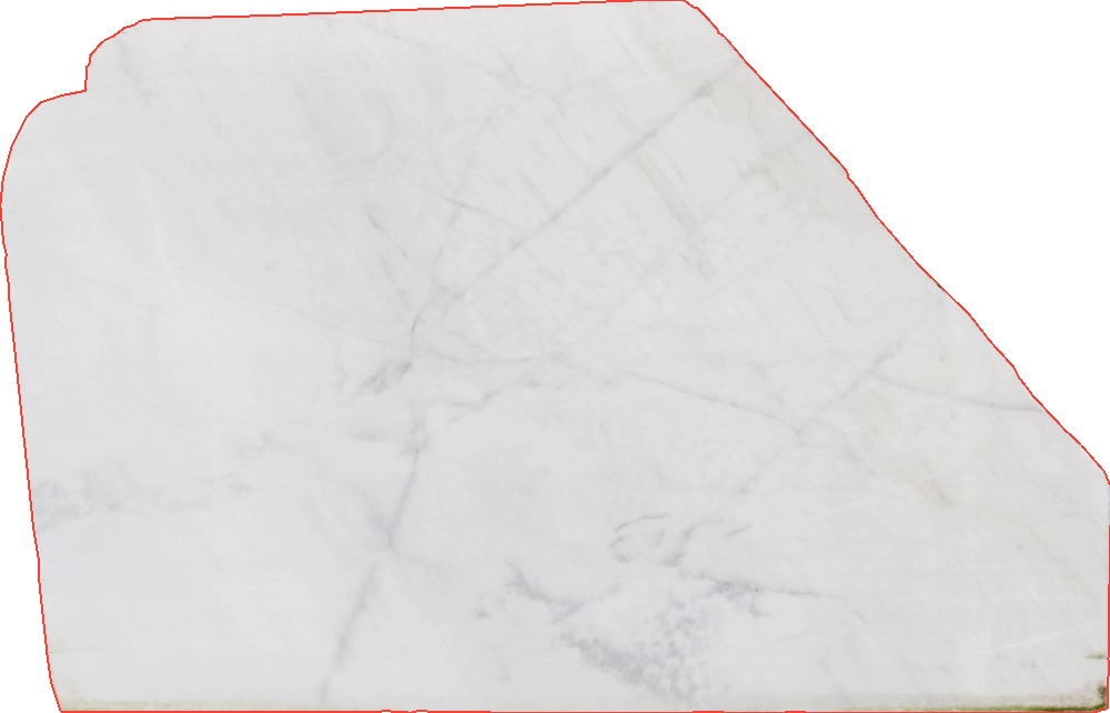 Bianco Ortles Marble Slabs for Kitchen Countertops