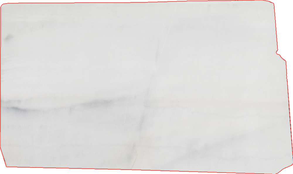 Bianco Nuvolato Marble Slabs for Vanity Tops - 16176