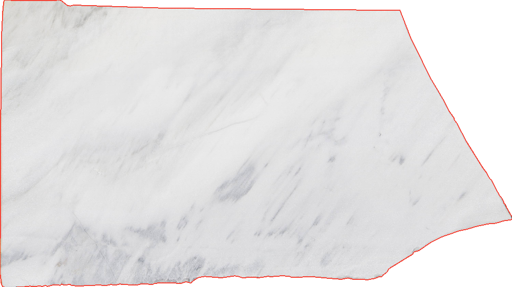 Bianco Nuvolato Marble Slabs for Vanity Tops - 16645