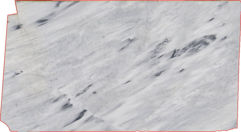 Bianco Nuvolato Marble Slabs for Vanity Tops - 9375