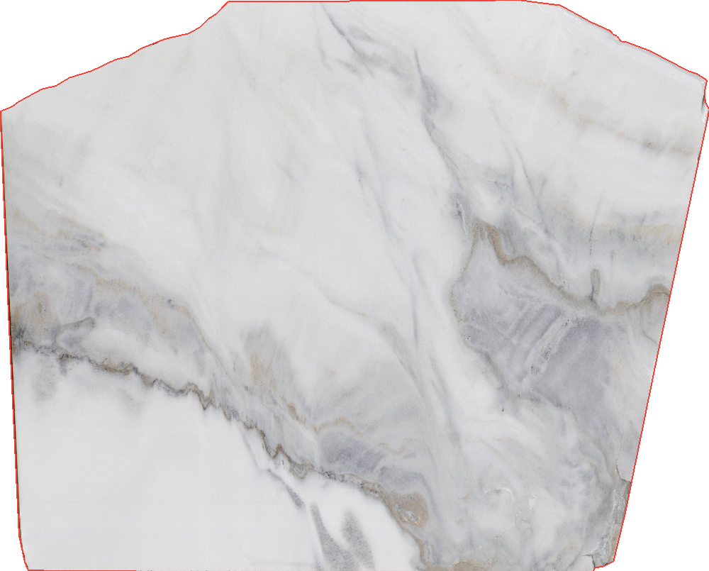 Bianco Nuvolato Marble Slabs for Countertops - Rt022164