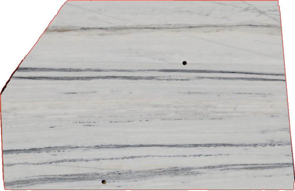 !ndividual Marble Slabs for Construction Strong Veining