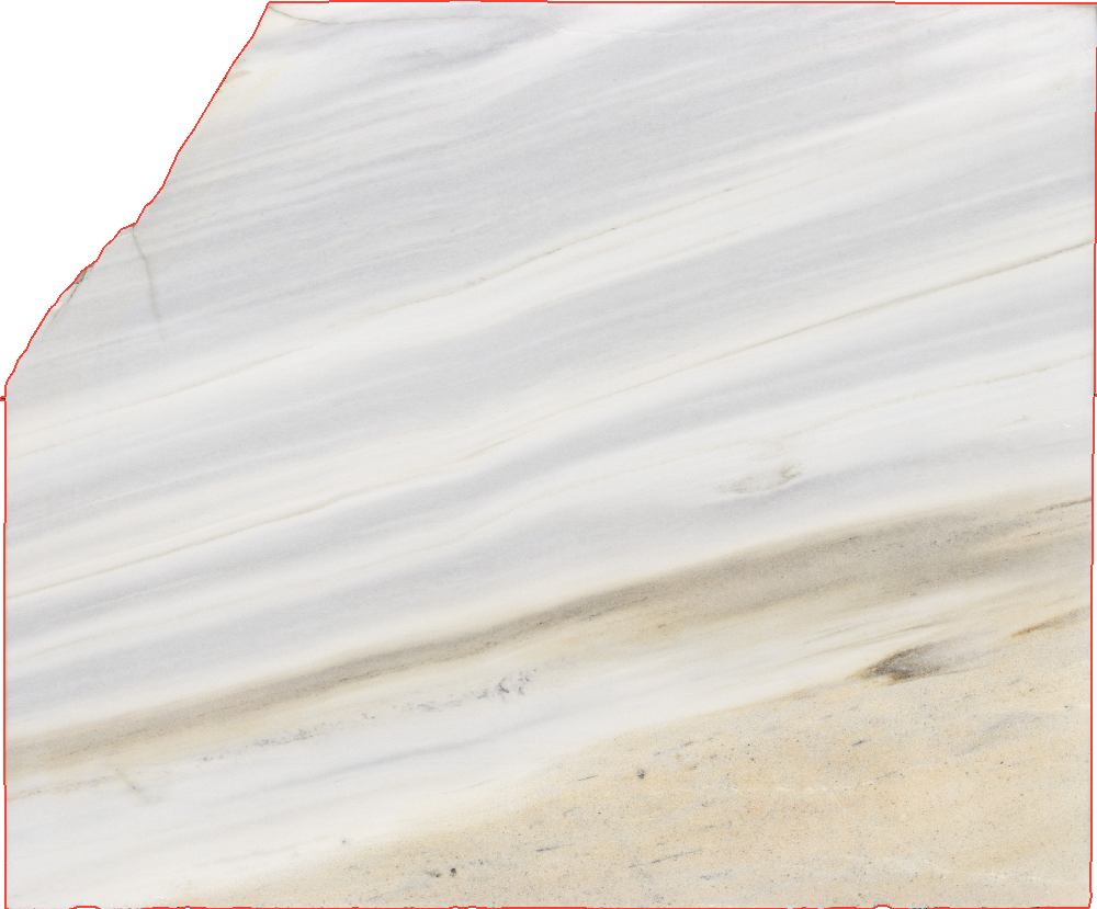 Customized Bianco Nuvolato Marble Slabs - 10748 - DDL