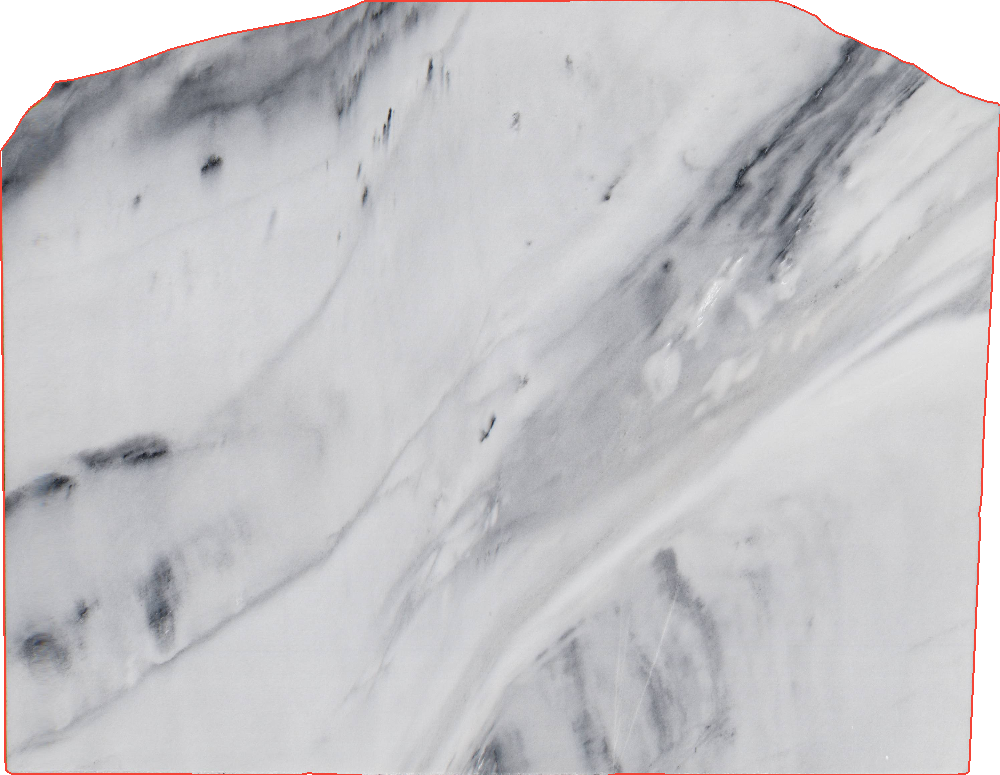 Premium Bianco Nuvolato Marble Slabs - 15640 - DDL