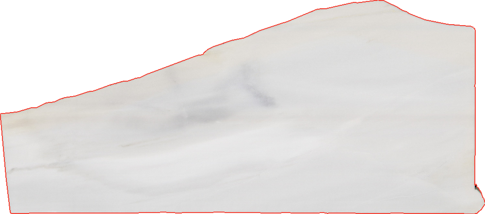 Bianco Nuvolato Marble Slabs for Vanity Tops - Rt032170