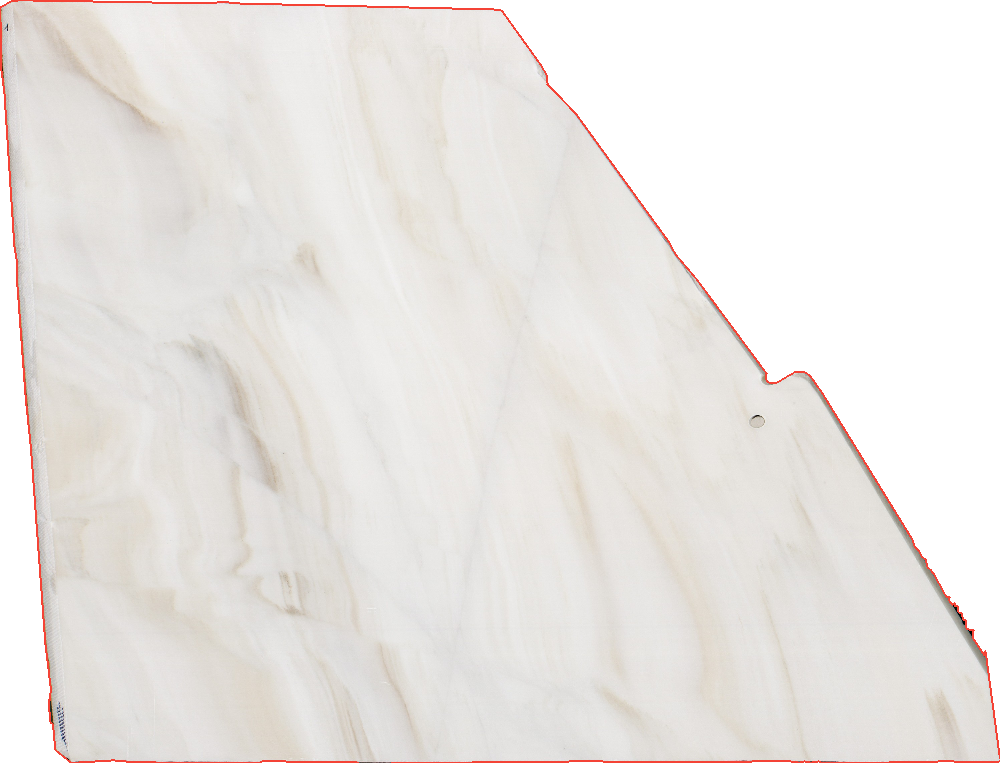 !ndividual Marble Slabs for Flooring White, Grey - 16115