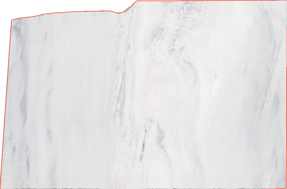 Bianco Nuvolato Marble Slabs for Vanity Tops - 15263