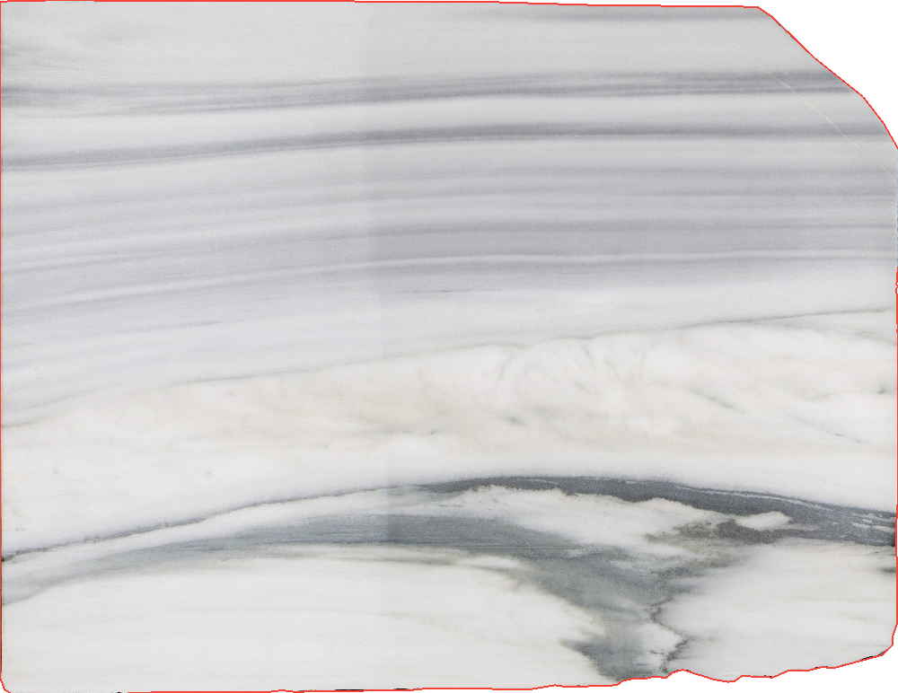 Premium Bianco Nuvolato Marble Slabs - In90684 - DDL
